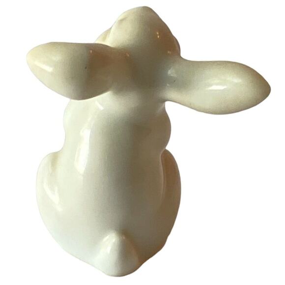 Rosenthal Rabbit 1930 German Art Deco Porcelain Art Sculpture Miniature White - Picture 6 of 10